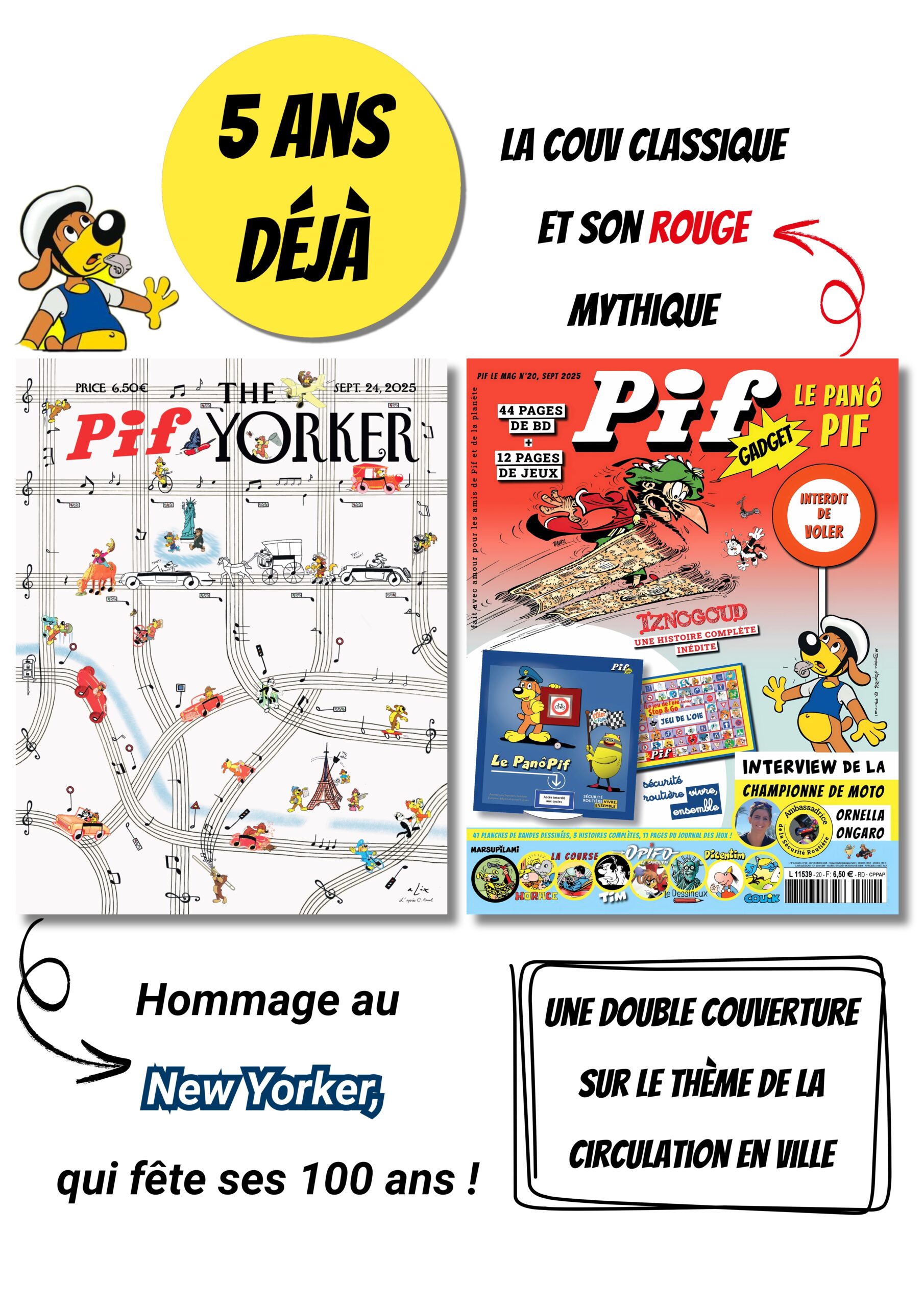 PIF LE MAG n°20 – Septembre 2025 : Double couverture