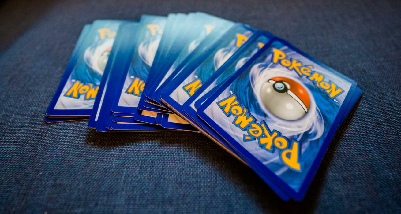 collection of cards for trading game