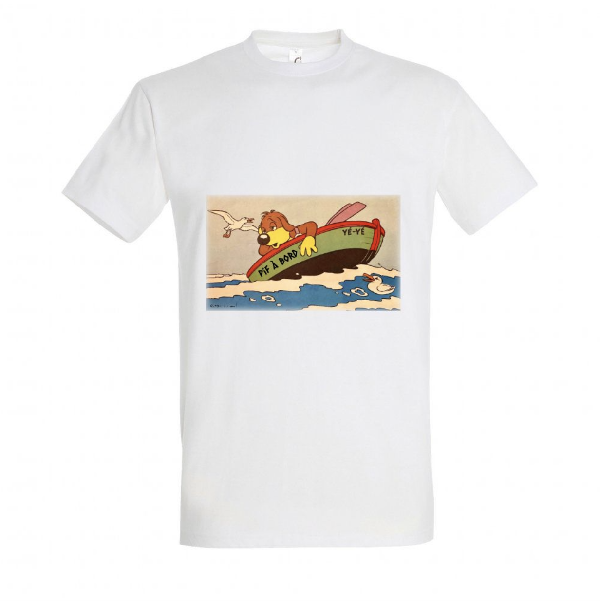 Tee-shirt Pif en barque